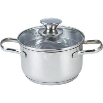 Каструля 6,5 л. Krauff 26-238-011 зі скляною кришкою, 24 см.