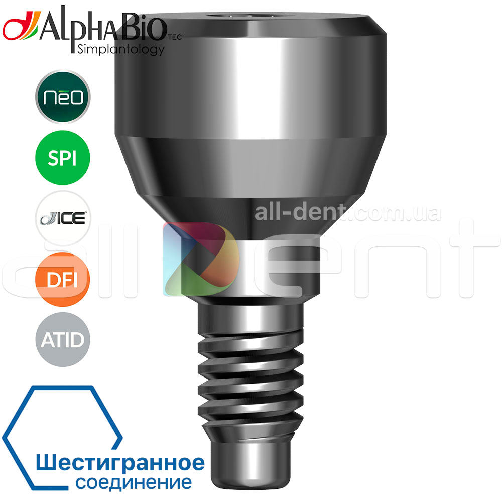 Формирователь десны AlphaBio Шестигранное соединение (IH) 109