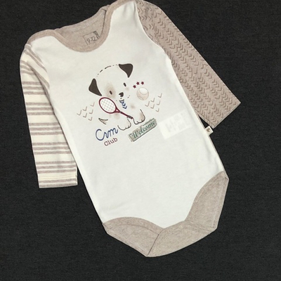 Боді з довгим рукавом "Dog", бавовна ТМ "Caramell"