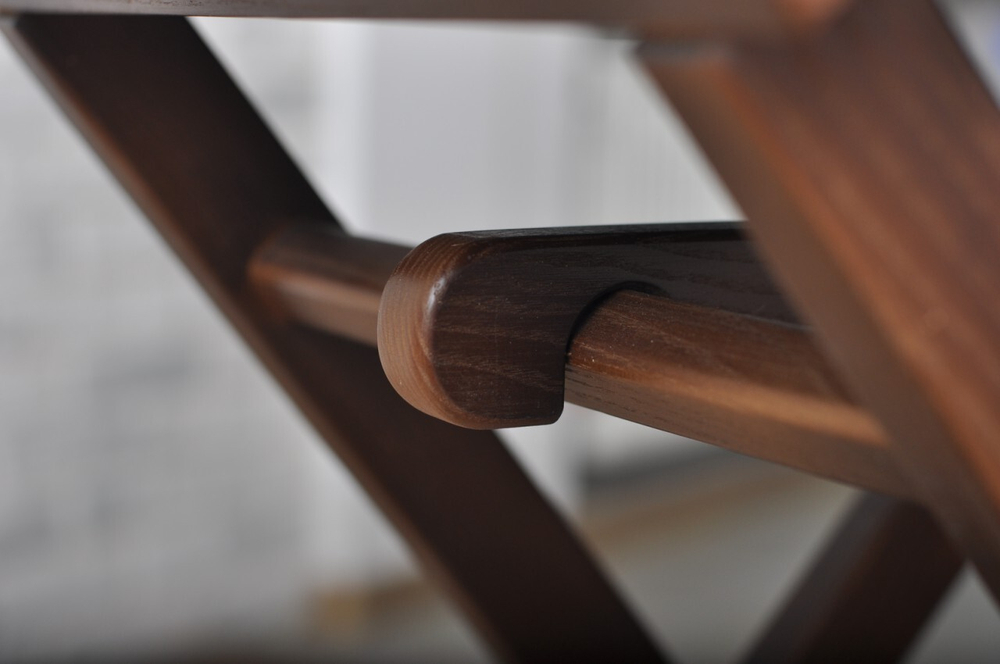 Складаний стілець для візажу Apolo 10 wenge