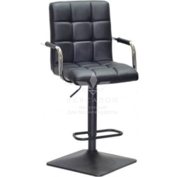 Стульчик для визажа Florida black quadro