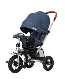 Дитячий триколісний велосипед TILLY TRAVEL T-387/1 з колясочною ручкою