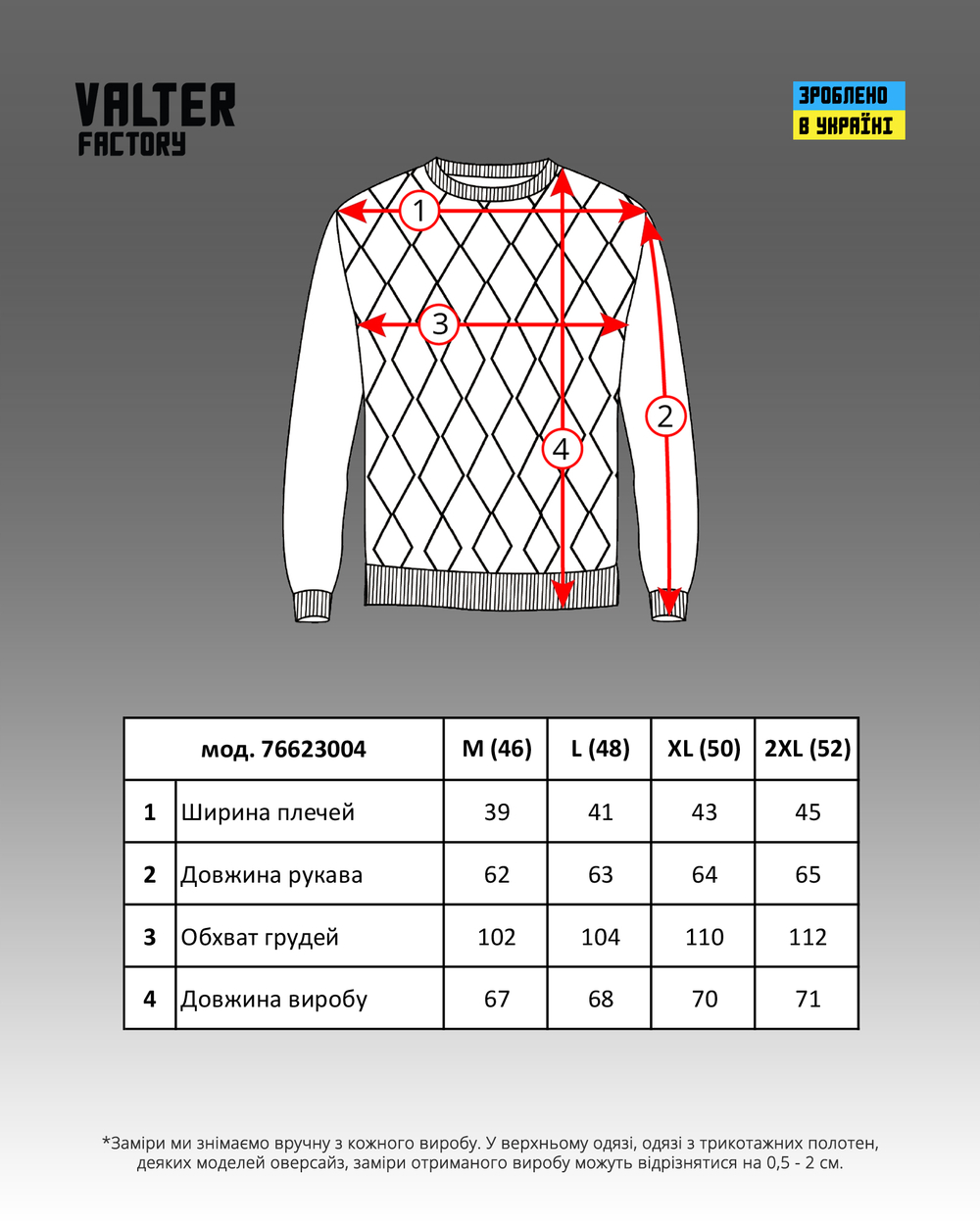 Джемпер чоловічий темно-синій (арт. 7662300402)