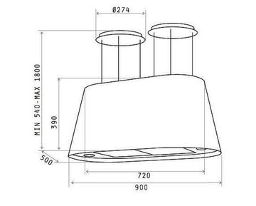 Витяжка ELICA JULIETTE BL/F/90