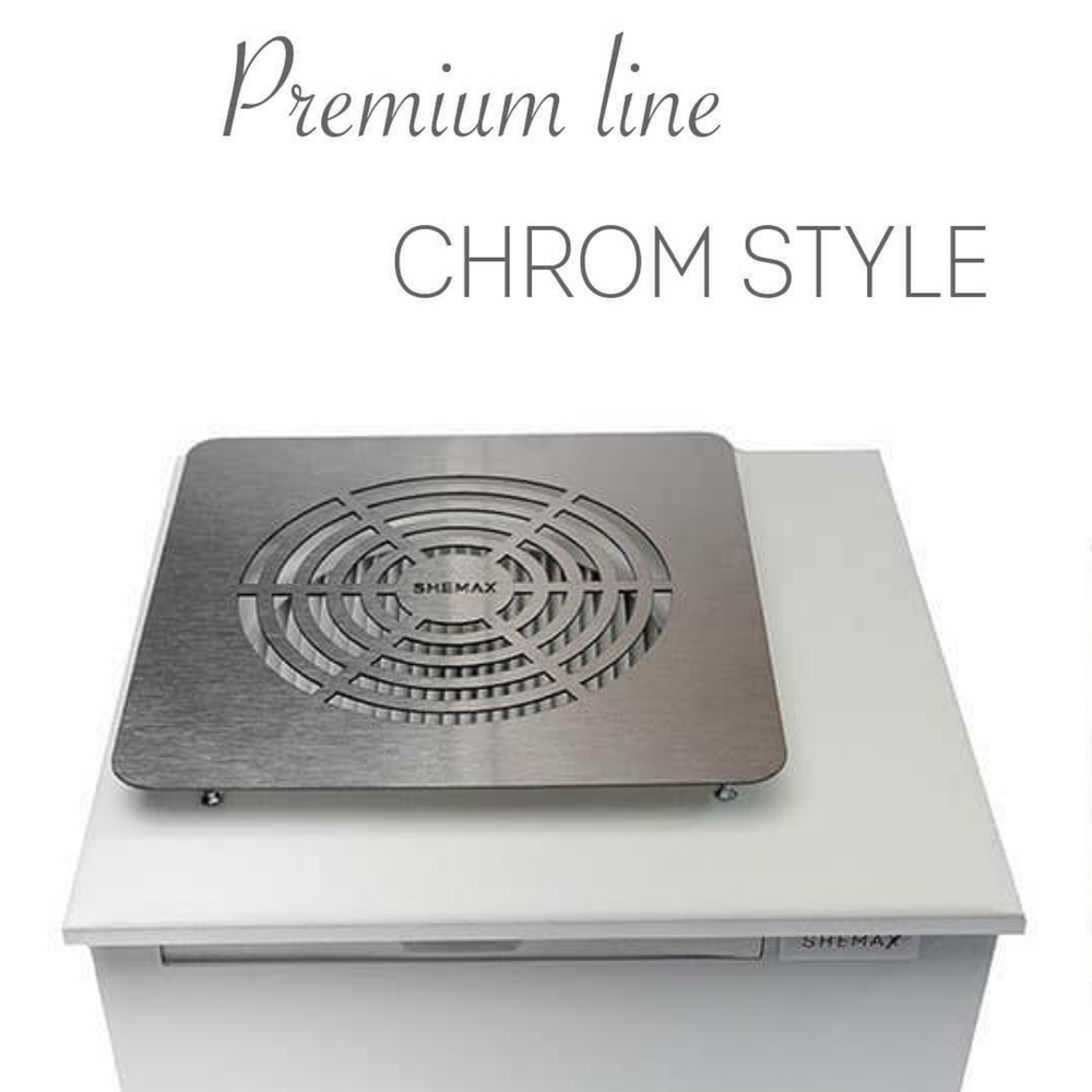 Брендированная врезная вытяжка для маникюра с фильтром SheMax, 66 ватт