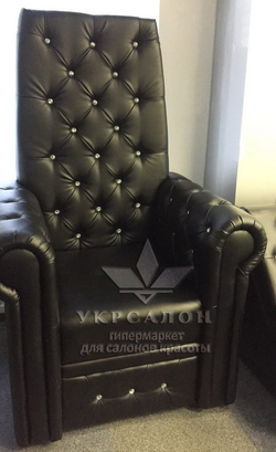 Педикюрное крісло трон ice queen