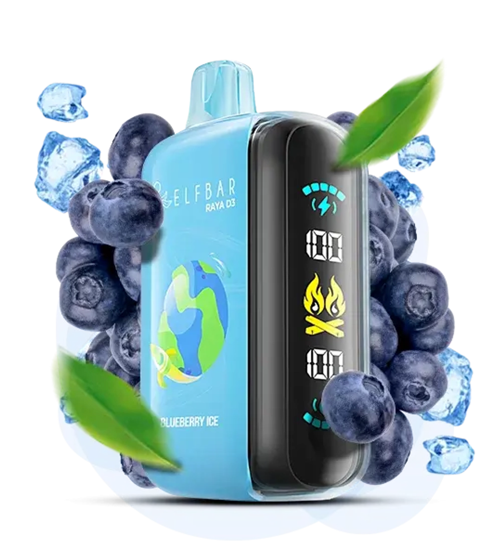 Elf Bar Raya D3 - Blueberry Ice (5% nic)