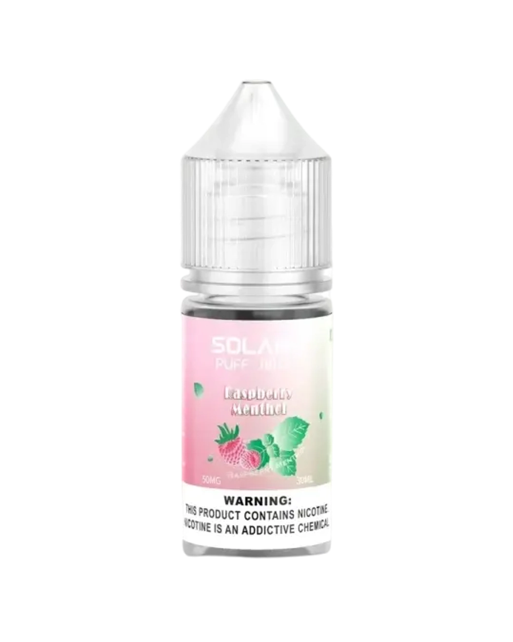 Солевая Жидкость Solana Raspberry Menthol (Солана Малина Ментол) 30ml 50mg
