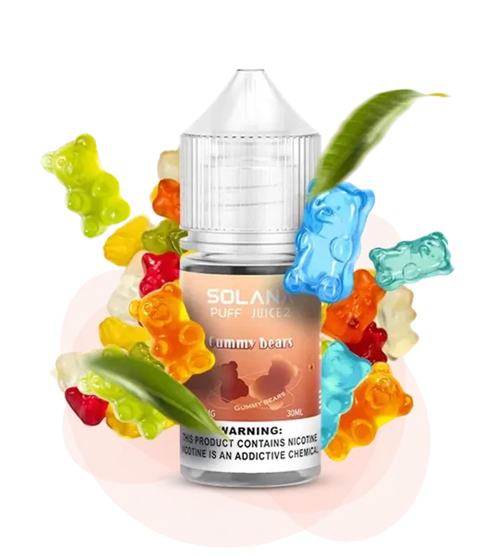 Солевая Жидкость Solana Gummy Bears (Солана Желейные Мишки) 30ml 50mg