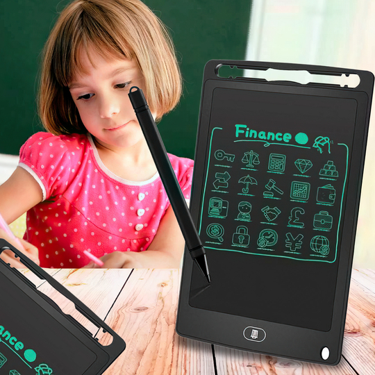 Дитячий Графічний планшет для малювання LCD Writing Tablet 8,5" чорний