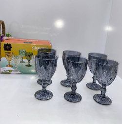 Набор фужеров из 6шт, GLASSWARE (золотистый)