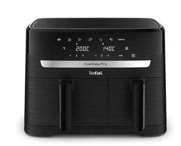 Мультипіч (аерофритюрниця) Tefal Dual Easy Fry EY901N10