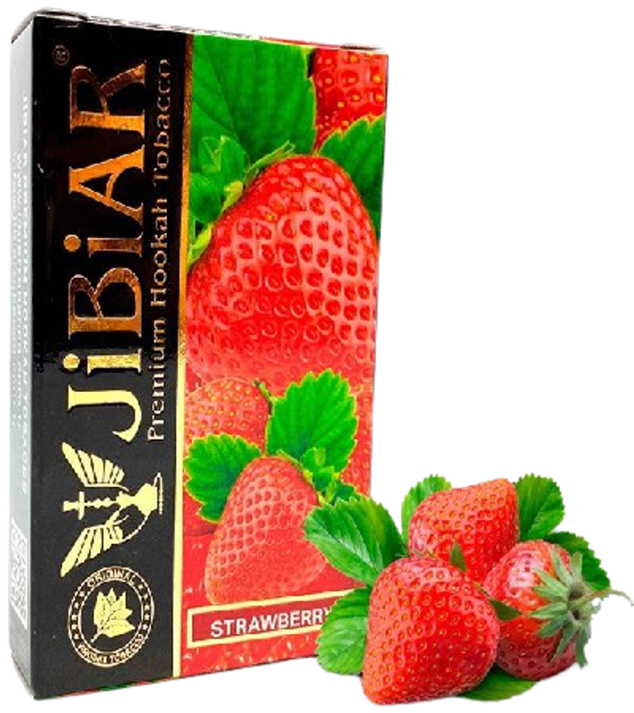 Табак Jibiar Ice strawberry (Джибиар Лед Клубника) 50г