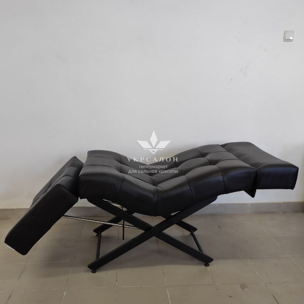 Анатомічна кушетка Tertio 2 Black для лешмейкерів та бровістів