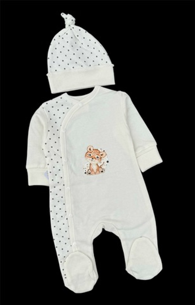 Чоловічок із шапочкою "Тигреня", футер ТМ "Happy ТОТ" (56 см)