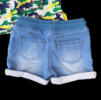 Костюм 2в1: шорти, поло, бавовна, котон ТМ "Original Marines" (68-74 см)