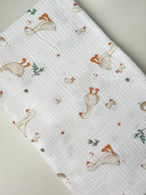 Пеленка муслиновая жатая двухслойная