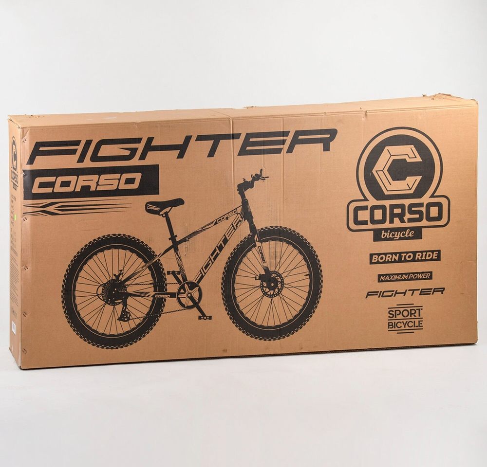 Велосипед горный фэтбайк Corso «FIGHTER» 26 дюймов