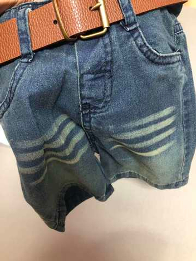 Костюм 2в1: теніска, шорти, бавовна, джинс "Aynur" (98 см)