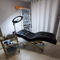 Кушетка анатомічна з візком Tertio, підставкою для сумки та стільцем