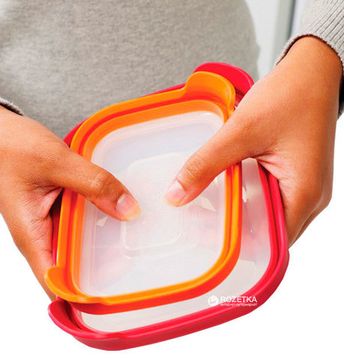 Набір прямокутних харчових контейнерів Joseph Joseph Nest 3 шт (81013)