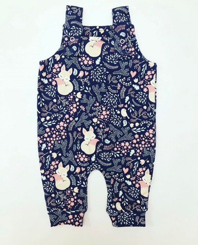 Напівкомбінезон, двунитка з начосом ТМ "SimN" (68 см)