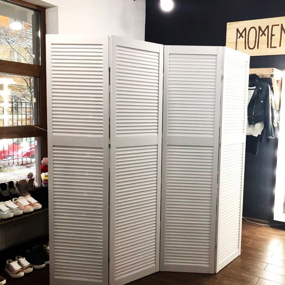 Ширма жалюзі біла