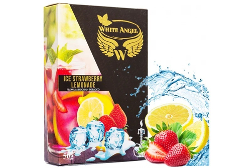 Тютюн White Angel Ice Strawberry Lemonade (Полуничний Лимонад Лід) 50г Термін придатності закінчився