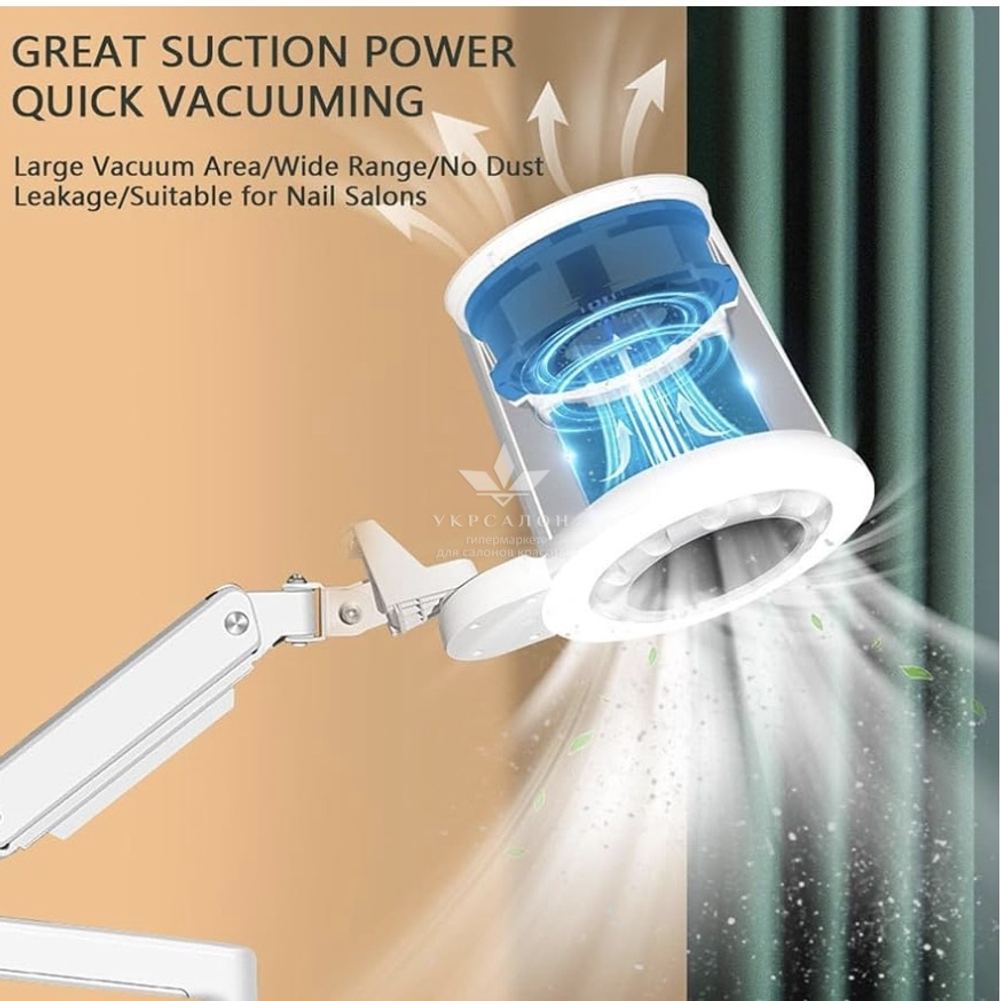 Педикюрна витяжка з підсвічуванням Global D-2