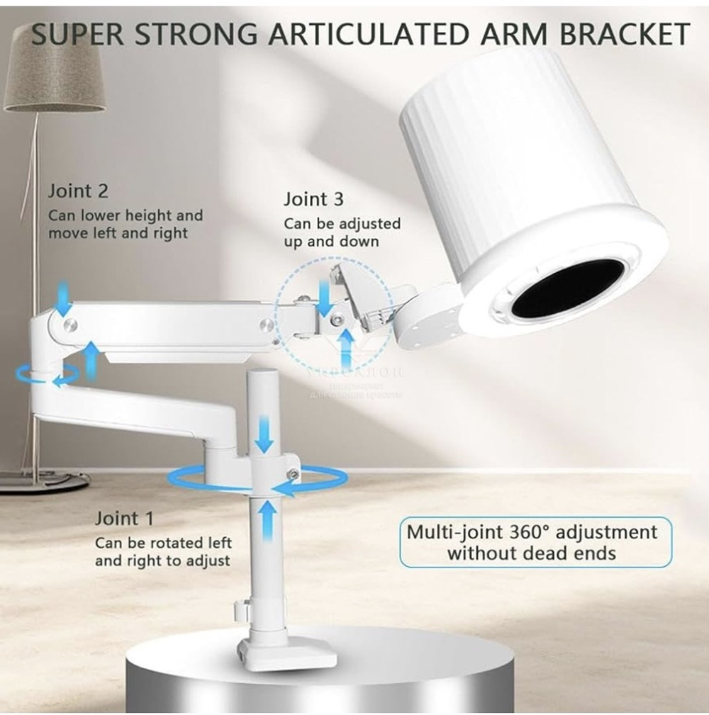Педикюрна витяжка з підсвічуванням Global D-2