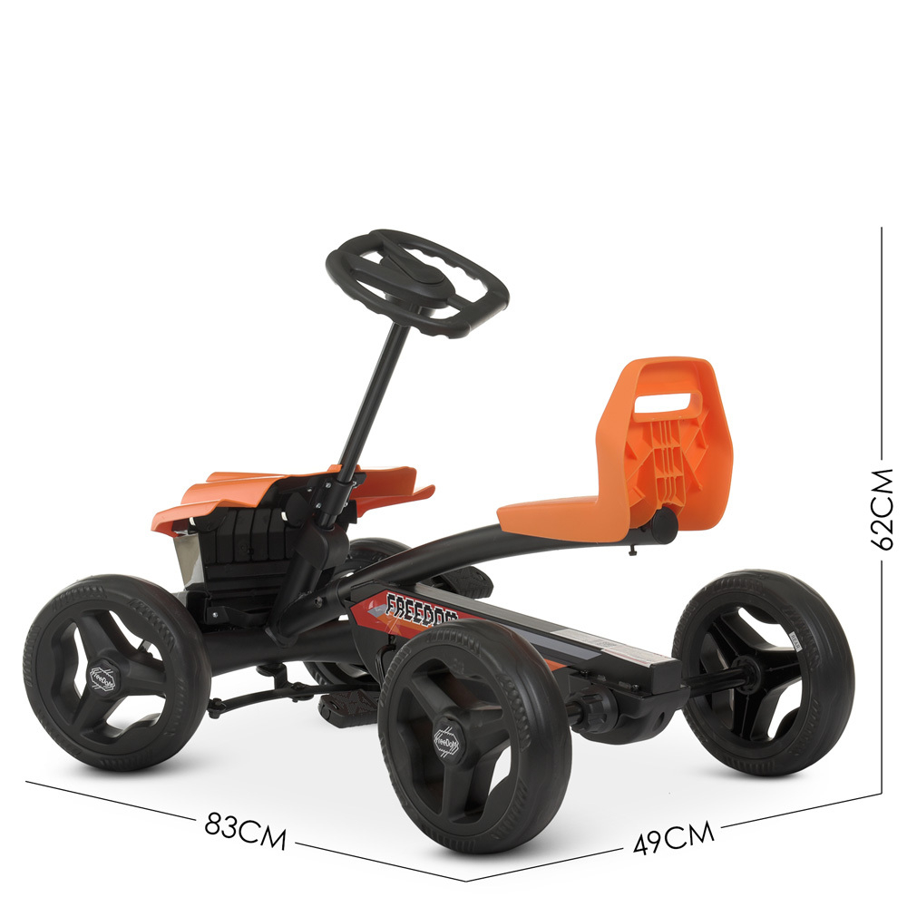 Детский спортивный картинг/веломобиль/машина на педалях Bambi M 4284E