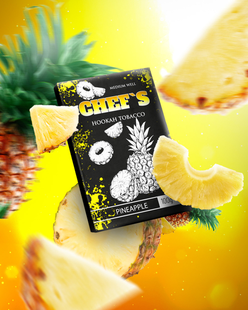 Тютюн для кальяну Chef's Pineapple (Ананас) 40 | 100g