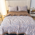Комплект постельного белья Сатин с Одеялом 100% хлопок OB139