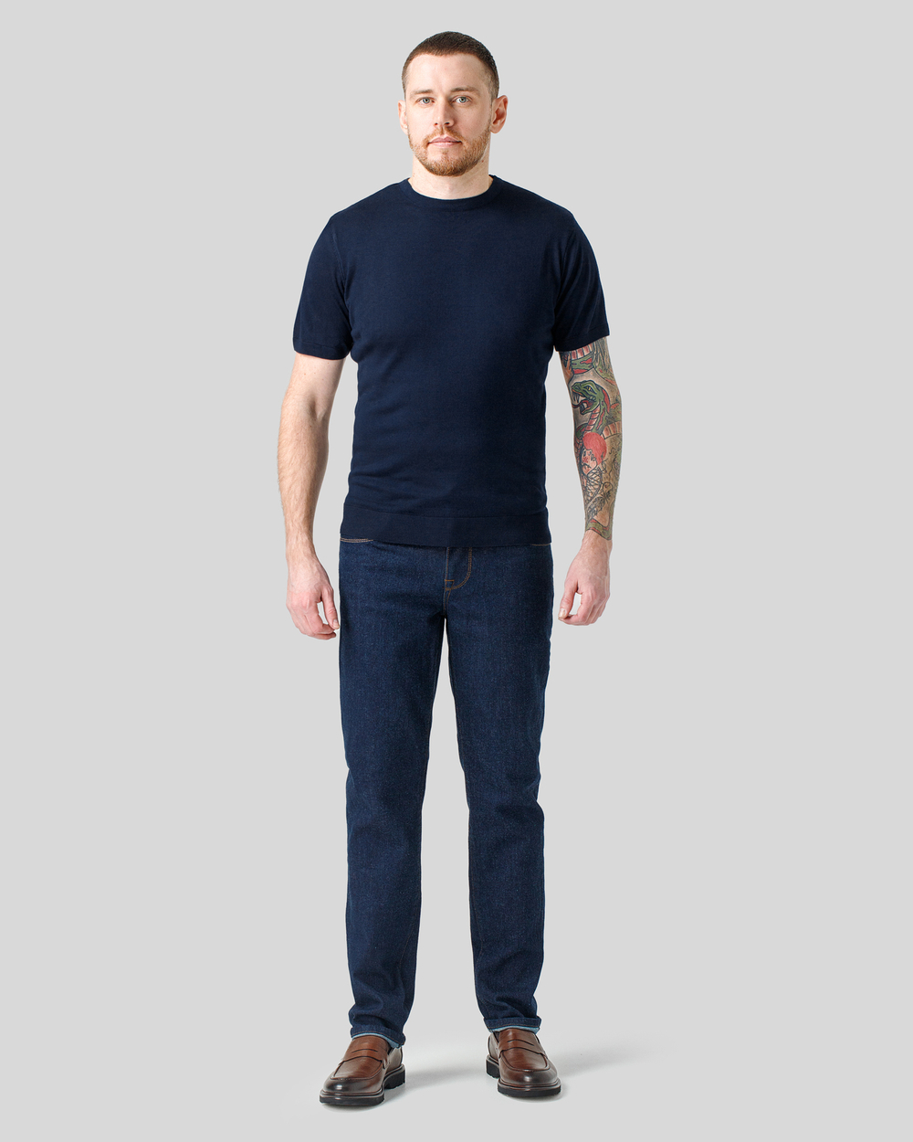 Футболка чоловіча темно-синя (арт. 7462300110)