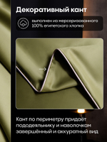 Комплект постельного белья Однотонный Сатин Премиум OCP009