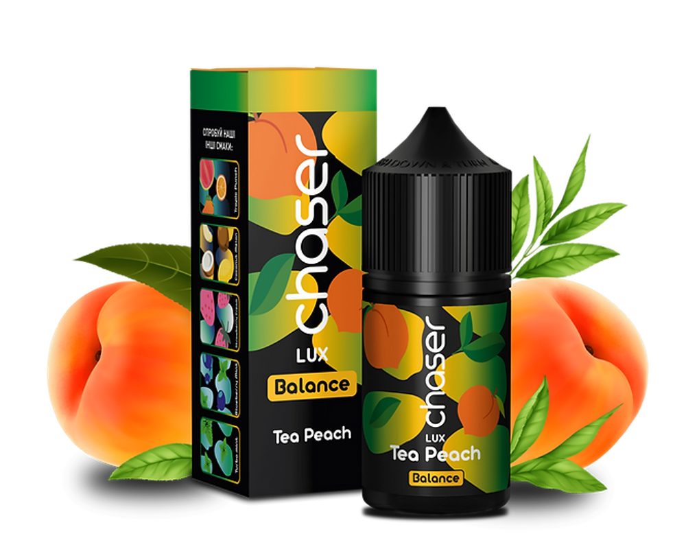 CHASER LUX Peach Tea (5%nic, 30ml)