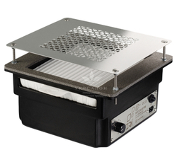 Врізна манікюрна витяжка з HEPA фільтром Teri 800, колір чорний (сітка металік)