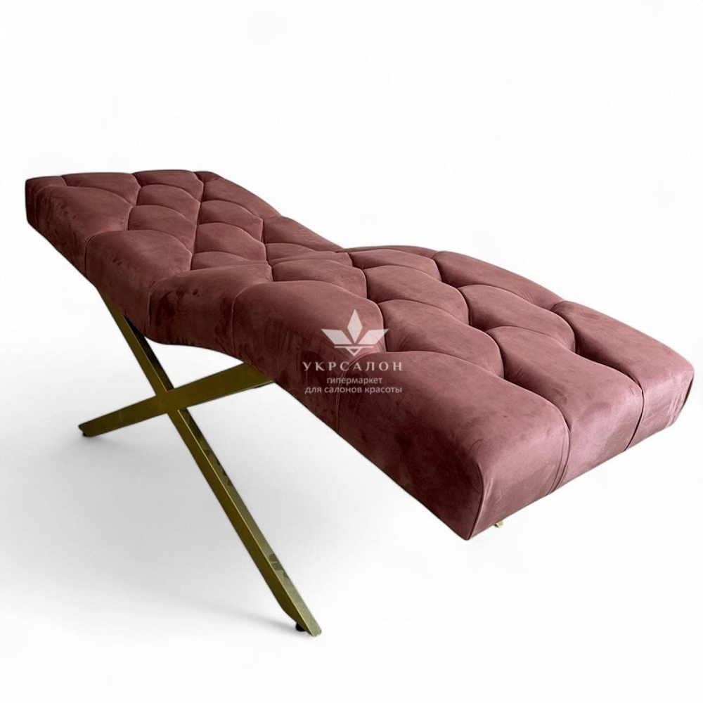 Анатомічна кушетка Mark 444-03 з гудзиками для лашмейкерів та бровістів