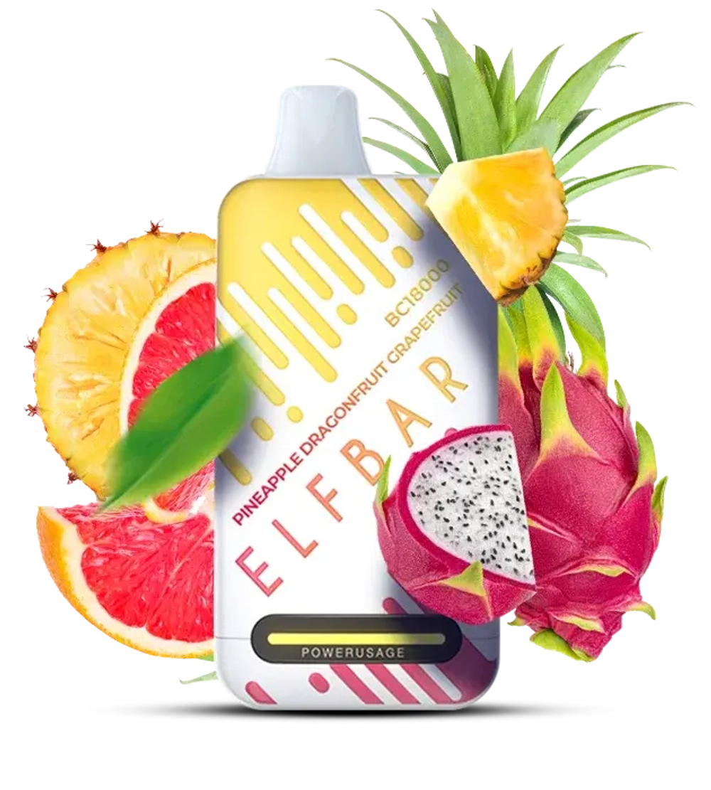 Elf Bar BC18000 - Pineapple Dragonfruit Grapefruit (5% nic)