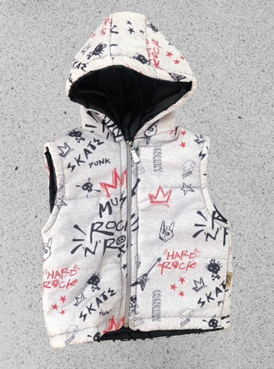 Жилетка з капюшоном "Different", плащівка, синтепон ТМ "Else"