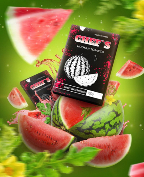 Табак для кальяна Chef’s Sweet Watermelon (Сладкий Арбуз) 40г | 100г