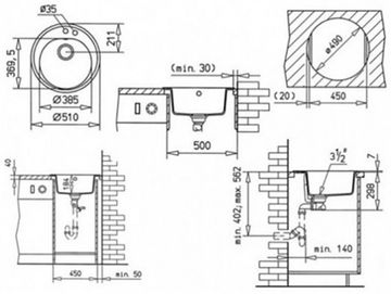 Кухонна мийка TEKA Centroval 45 TG бежевий 40143219