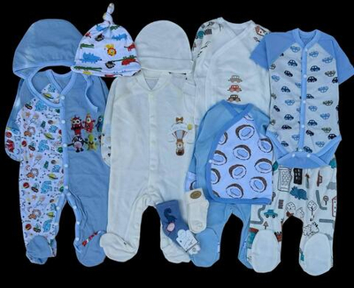 Гарний набір одягу для новонародженого хлопчика, якісний одяг для немовлят літо, зріст 62 см, бавовна