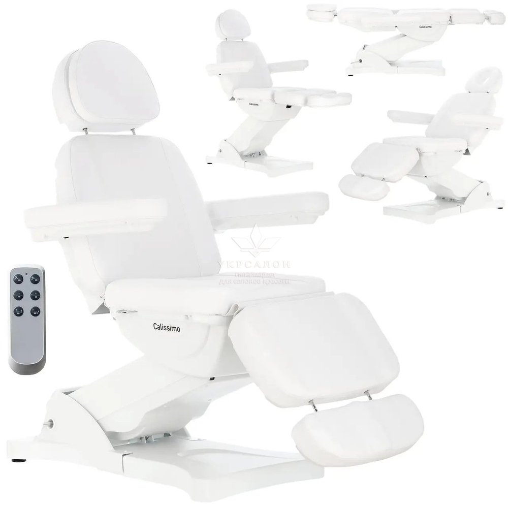 Косметологічна електрична кушетка Calissimo Jayden (3 мотори), white