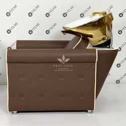 Комплект парикмахерской мебели Perfetto Gold на квадрате