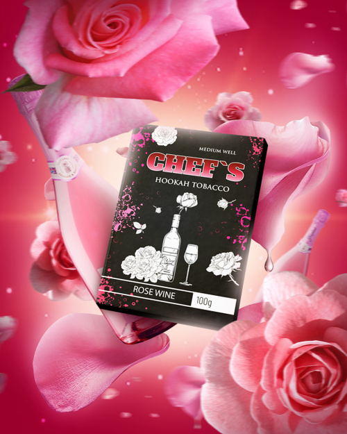 Табак для кальяна Chef’s Rose Wine (Розовое Вино) 40г | 100г