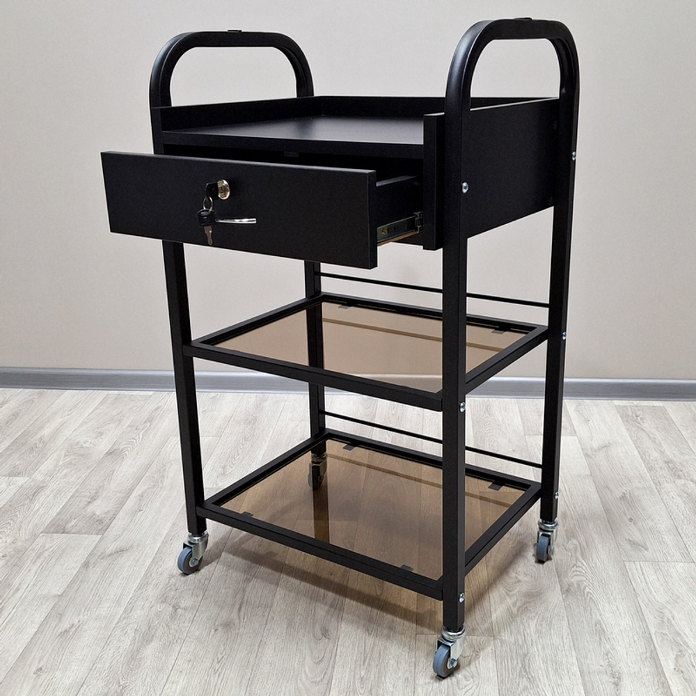 Косметологічний візок R-9 чорний