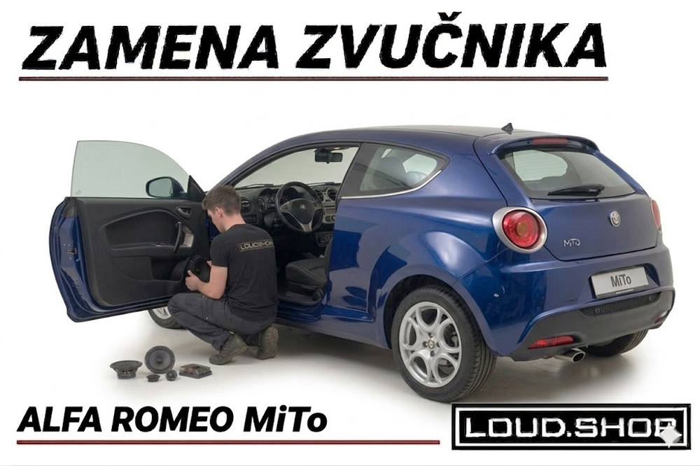Komplet Zvučnika Alfa Romeo Mito