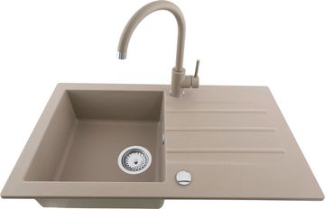 Кухонна мийка KERNAU KGS A 50 1B1D NATURAL BEIGE