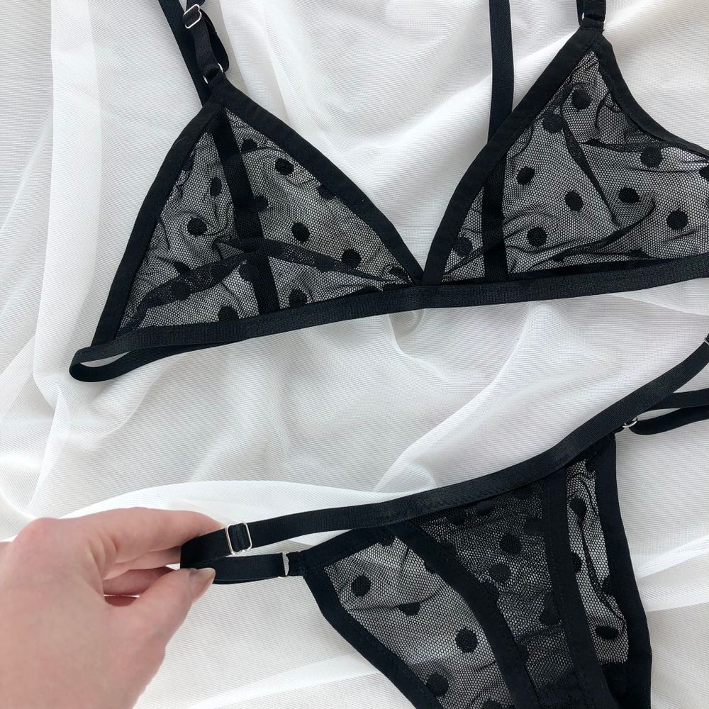 Коплект в крупний горошок